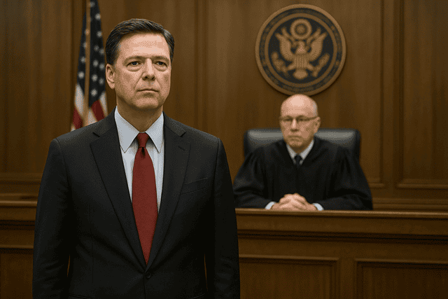 Attorney in a courtroom with judge in background, legal justice, courtroom scene, American legal system, court proceedings, judicial process, legal hearing, courtroom drama, legal professional in court setting.