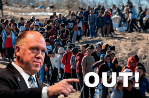 United states immigration border crisis, large group of migrants, Texas border, political debate, immigration reform, One Citizen Speaking.