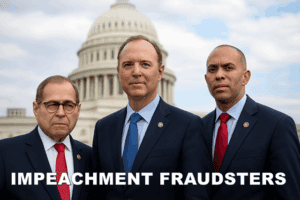 Impeachment fraudsters, political scandal, government corruption, Congress members, Capitol building protest, political activism, legal accountability, government accountability, political controversy, investigative journalism.