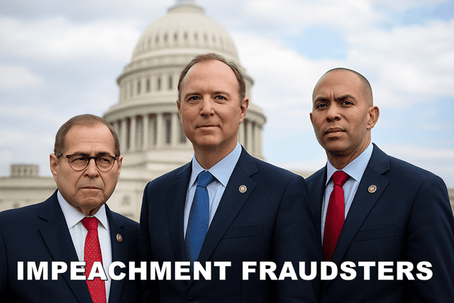Impeachment fraudsters, political scandal, government corruption, Congress members, Capitol building protest, political activism, legal accountability, government accountability, political controversy, investigative journalism.