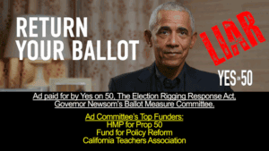 Return your ballot larceny protest image illustrating election integrity concerns, featuring a serious African American man with a "Liar" stamp, emphasizing voting transparency and election reform.