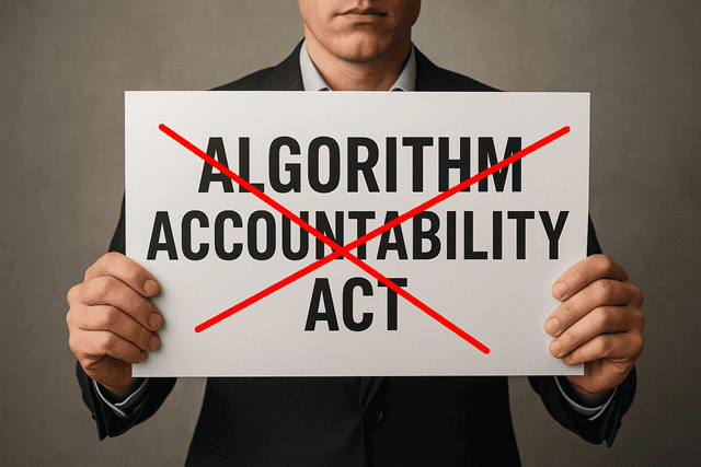 Another Bipartisan Disaster No One Asked For: How the Algorithm Accountability Act Quietly Strangles Free Speech