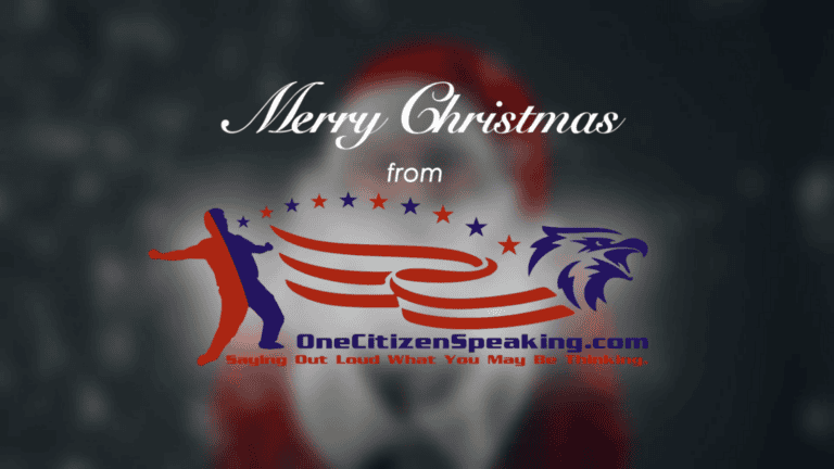 One Citizen Speaking: Merry Christmas 2025
