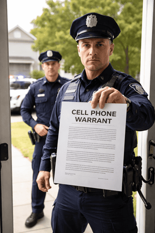 cellphone warrant