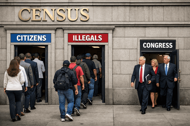 How the Census Is Rigging Congress By Counting Illegals, Diluting Citizens: