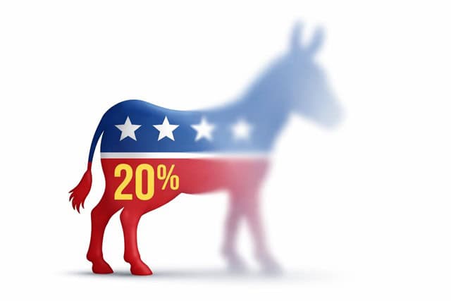 democrat-20percent