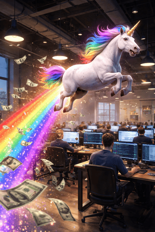 Unicorns On Fire: Why Billion-Dollar Valuations Built On Losses Are A Bad Joke