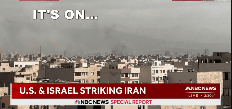 IT&rsquo;S ON: THE UNITED STATES & ISRAEL STRIKE IRAN