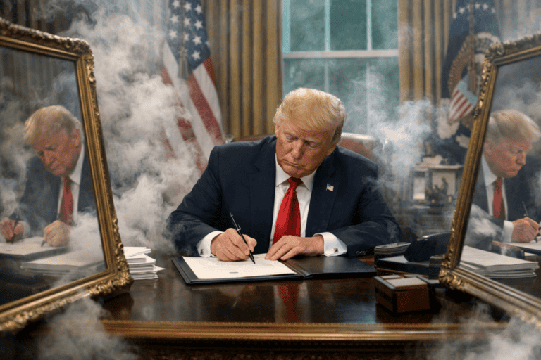 Smoke, Mirrors, And A Sharpie: Trump&rsquo;s Pseudo-Legislation Scam