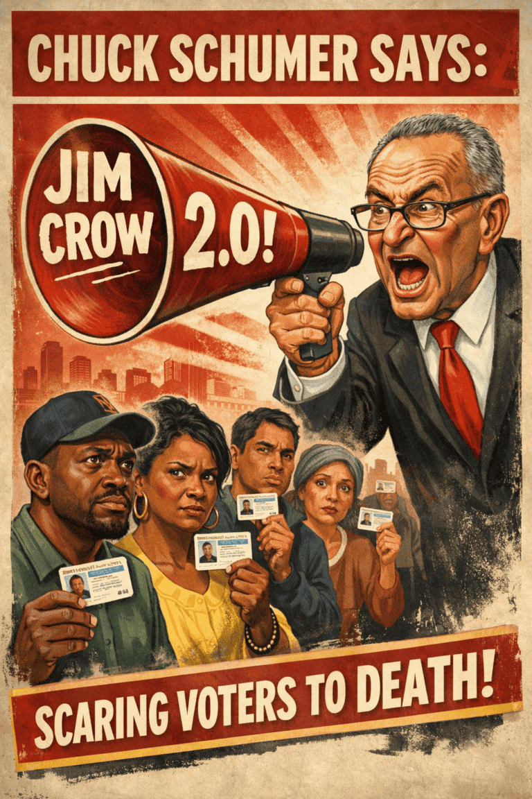 Jim Crow Gaslighting: Chuck “The Schmuck” Schumer’s Racial Fear Factory