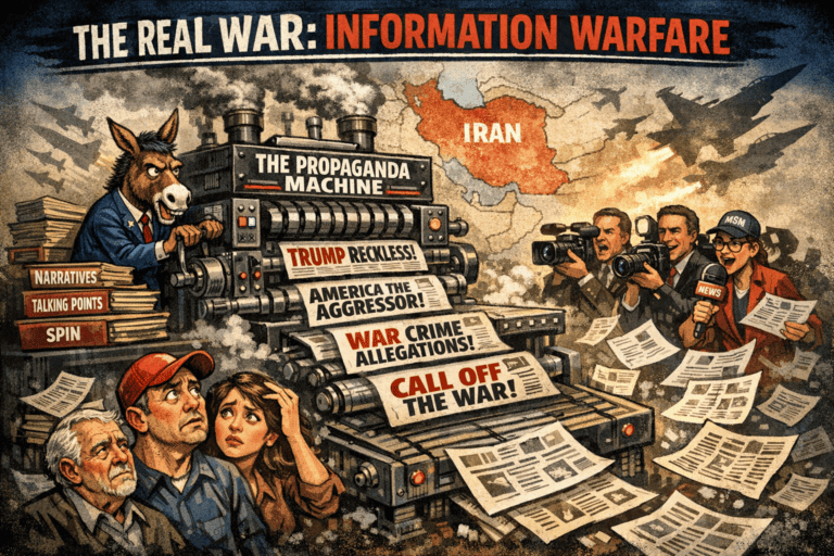 The Real War We’re Losing: The Progressive Communist Democrat Propaganda Machine Crushing Reality